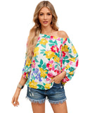 Azura Exchange Floral Off Shoulder Top - M