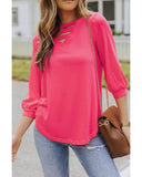 Azura Exchange V Neck Long Sleeve Top - S