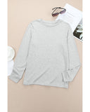 Azura Exchange Long Sleeve Crew Neck Top - S