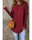 Azura Exchange Crew Neck Long Sleeve Top - M