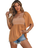 Azura Exchange Wide Sleeves Flowy Top - L