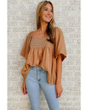 Azura Exchange Wide Sleeves Flowy Top - L