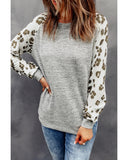 Azura Exchange Leopard Print Long Sleeve Top - XL