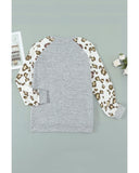 Azura Exchange Leopard Print Long Sleeve Top - XL