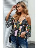 Azura Exchange Cold Shoulder Blouse - M