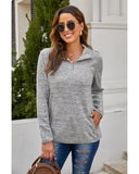 Azura Exchange Quarter Zip Pullover Sweatshirt - 2XL