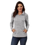 Azura Exchange Quarter Zip Pullover Sweatshirt - L