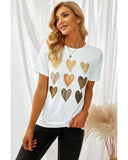 Azura Exchange Kind Heart Print T-shirt - S