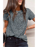 Azura Exchange Cheetah Print Short Sleeve T Shirt - S