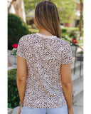 Azura Exchange Cheetah Print Short Sleeve T Shirt - 2XL