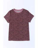 Azura Exchange Cheetah Print Short Sleeve T-Shirt - L