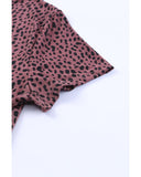 Azura Exchange Cheetah Print Short Sleeve T-Shirt - L