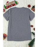 Azura Exchange Santa Hat Snowflake Tee - S