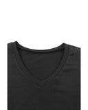 Azura Exchange V-Neck Puff Sleeve T-Shirt - L