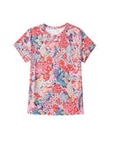 Azura Exchange Floral Print Slim Fit T-Shirt - S