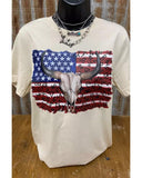 Azura Exchange American Flag Graphic Tee - S