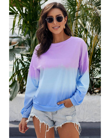 Azura Exchange Tie Dye Pullover Sweatshirt - S