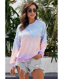 Azura Exchange Color Block Tie Dye Pullover Sweatshirt - 2XL