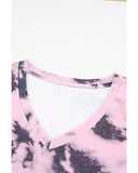 Azura Exchange V Neck Tie-dye T-shirt - 2XL