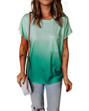 Azura Exchange Short Sleeve T-Shirt with Gradient Color Pocket - 2XL