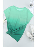 Azura Exchange Short Sleeve T-Shirt with Gradient Color Pocket - 2XL