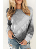 Azura Exchange Gray Tie-Dye Sweatshirt - S