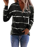 Azura Exchange Drawstring Button Long Sleeve Hoodie - M