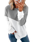 Azura Exchange Patchwork Dropped Shoulder Sweatshirt - M