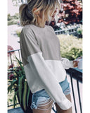 Azura Exchange Patchwork Dropped Shoulder Sweatshirt - S