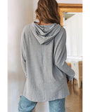 Azura Exchange Relaxed Drawstring Hooded Sweater - L