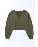 Azura Exchange Cropped Drop Shoulder Sweatshirt - 2XL