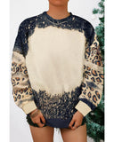 Azura Exchange Leopard Tie Dye Sweatshirt - L