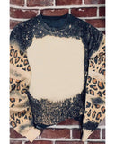 Azura Exchange Leopard Tie Dye Sweatshirt - L