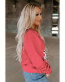 Azura Exchange Leopard Print Pullover Sweatshirt - L