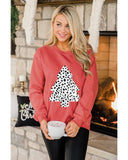 Azura Exchange Leopard Print Pullover Sweatshirt - L