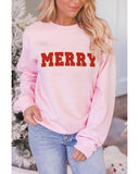 Azura Exchange MERRY Graphic Pullover Sweatshirt - S