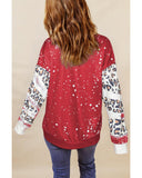 Azura Exchange Leopard Print Pullover Sweatshirt - S