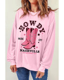 Azura Exchange NASHVILLE Vintage Western Sweatshirt - M