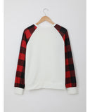 Azura Exchange Long Sleeve Buffalo Plaid Sweatshirt - 2XL