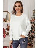 Azura Exchange Plain Crew Neck Pullover Sweatshirt - XL