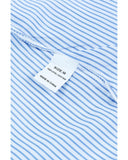 Azura Exchange Striped Boyfriend Shirt with Smocked Cuffs and Pocket - XL