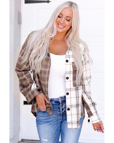 Azura Exchange Plaid Oversized Shirt - 2XL