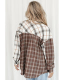 Azura Exchange Plaid Oversized Shirt - L