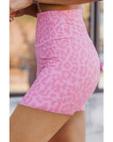 Azura Exchange Luxury Leopard Print Elastic Cycling Shorts - M