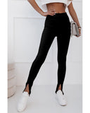 Azura Exchange High Waist Slit Leggings - XL