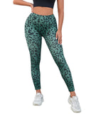 Azura Exchange Leopard Print Active Leggings - L