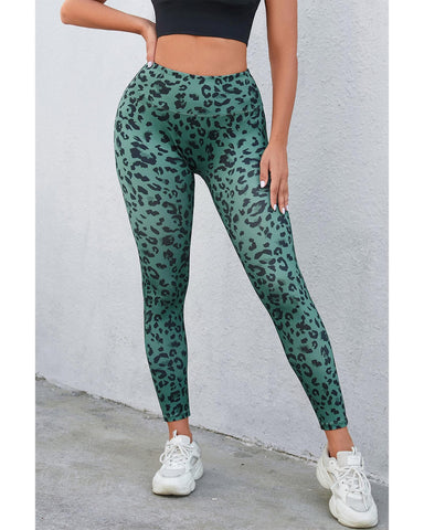 Azura Exchange Leopard Print Active Leggings - S