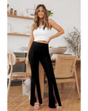 Azura Exchange High Waist Split Hem Pants - L