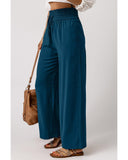 Azura Exchange Drawstring Elastic Waist Wide Leg Pants - S