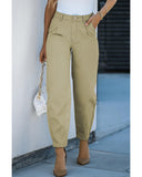 Azura Exchange Solid High Waist Casual Pants - 16 US